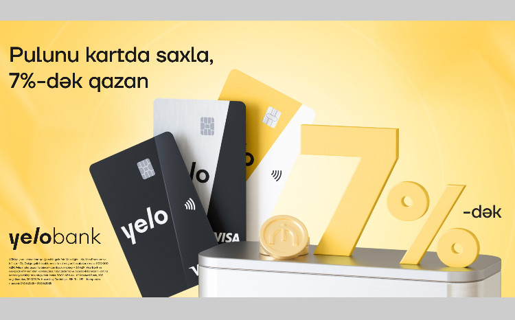 Получи до 7% годовых на остаток Yelo карты 