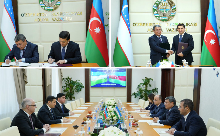 Azərbaycan və Özbəkistan Ədliyyə nazirlikləri arasında Əməkdaşlıq Proqramı imzalanıb 