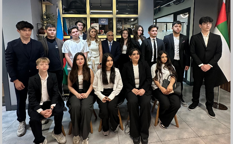 BƏƏ-nin Bakıdakı səfiri Shane Academy-də mədəniyyət diplomatiyası mövzusunda çıxış edib 