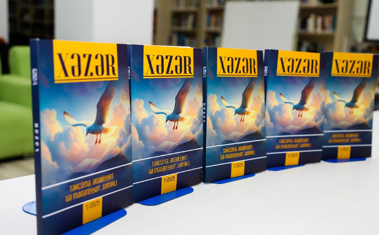 “Xəzər” jurnalının yeni nömrəsi çap olunub 