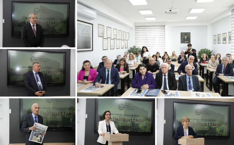 National Press History Auditorium Opens at Baku State University 
