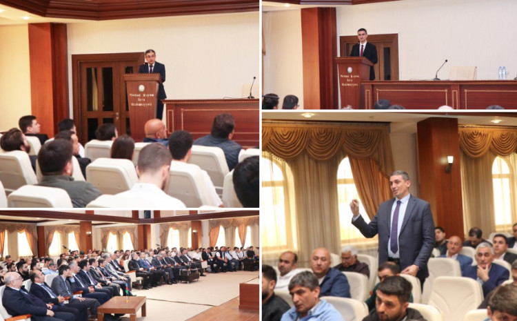 İstehlak bazarında fəaliyyət göstərən sahibkarlıq subyektləri ilə növbəti maarifləndirici görüş keçirilib 