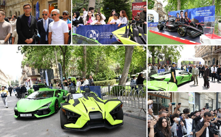 “Sürətin evolyusiyası” layihəsinin ikinci günündə sürət avtomobillərinin və “Supercar”ların nümayişi keçirilib 
