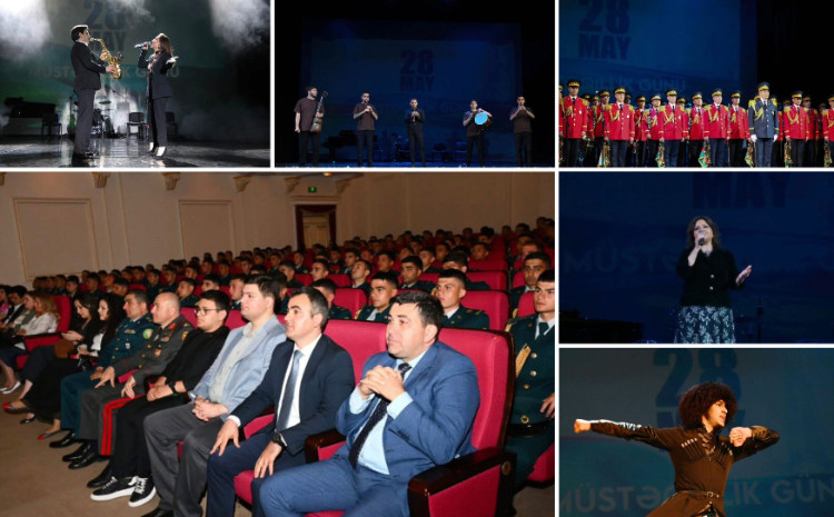 28 May Müstəqillik gününə həsr olunmuş konsert keçirilib 