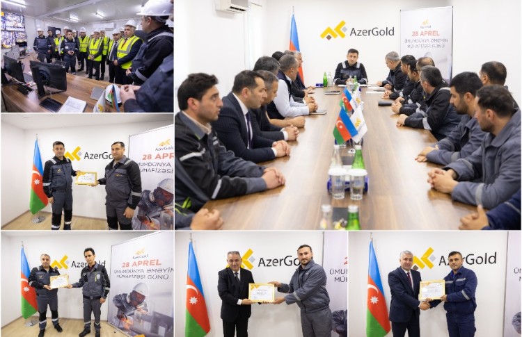 “AzerGold” QSC-də Ümumdünya Əməyin Mühafizəsi Günü qeyd olunub 