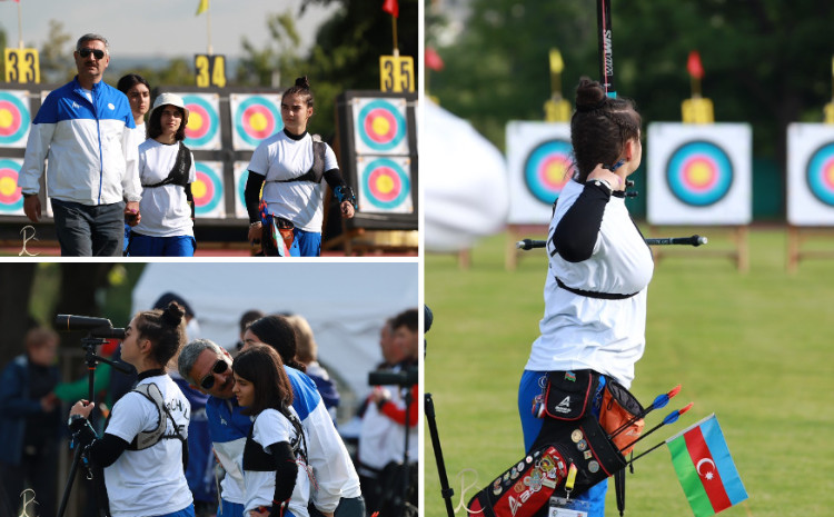 Азербайджанская молодежная сборная участвует в Молодежном Кубке Европы по стрельбе из лука 