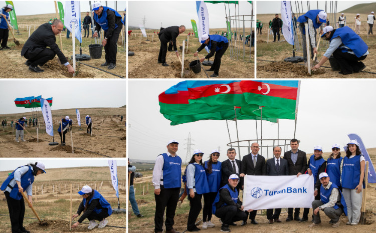 TuranBank Participates in Tree Planting Campaign 
