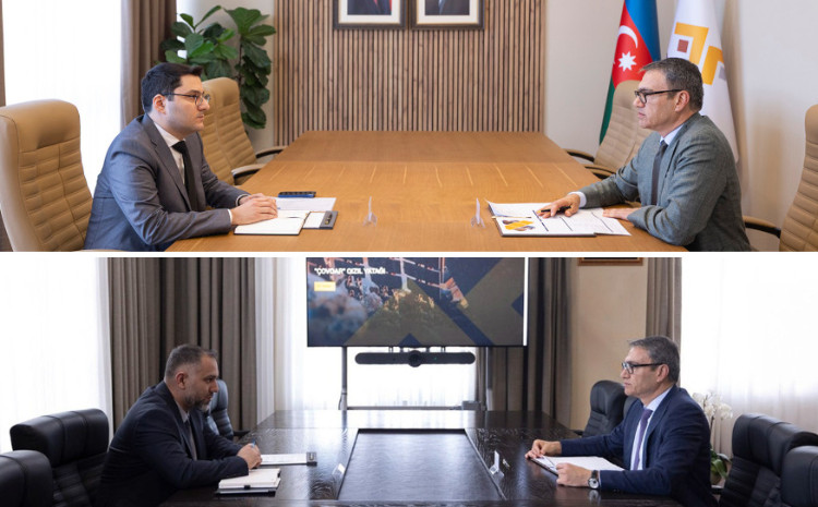 Председатель правления ЗАО “AzerGold” принял победителей 4-го конкурса “Yüksəliş” 