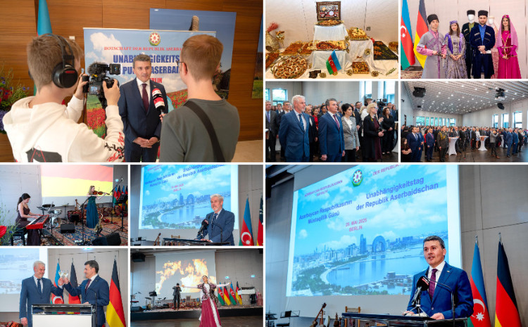 Almaniyada 28 May - Müstəqillik Günü təntənəli şəkildə qeyd olunub - VİDEO