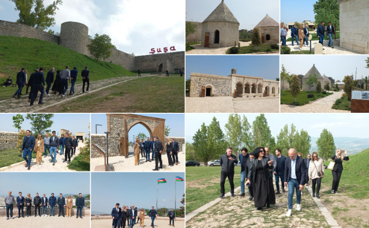 İtaliyalı parlamentarilər Ağdam, Xankəndi və Şuşaya səfər ediblər 