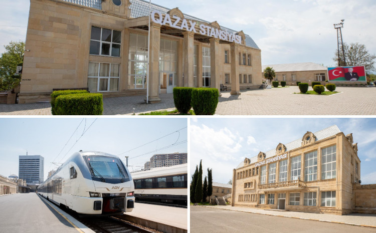Sabahdan Qazaxa ilk dəfə sürətli qatarlarla sərnişindaşımaya başlanılır 
