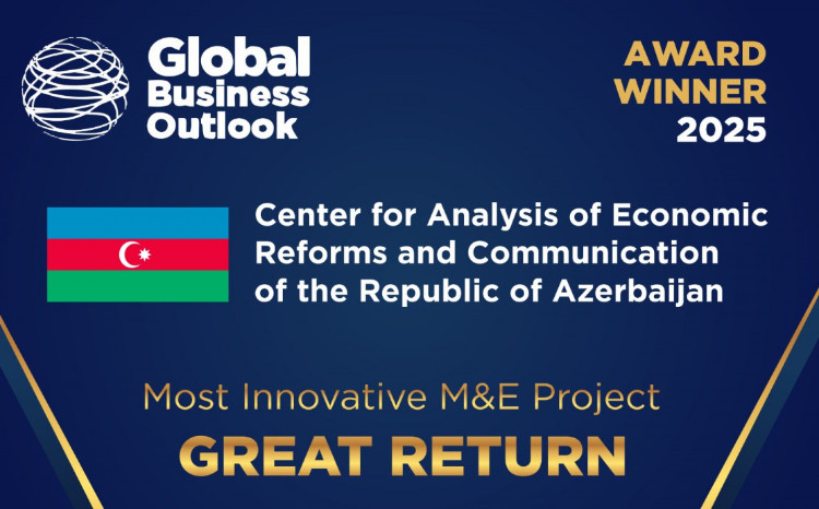 İİTKM Britaniyada “Ən innovativ monitorinq və qiymətləndirmə təşəbbüsü”nə görə ali mükafat alıb 