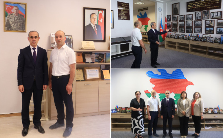 Millətlərarası dostluq evinin sədri Mərkəzi Elmi Kitabxanada olub 