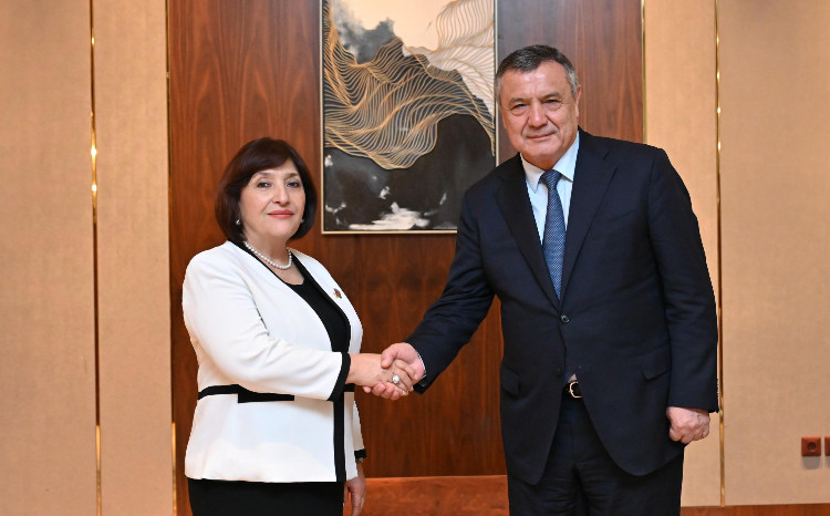Milli Majlis Speaker Sahiba Gafarova Meets with Speaker of Legislative Chamber of Uzbekistan’s Oliy Majlis 