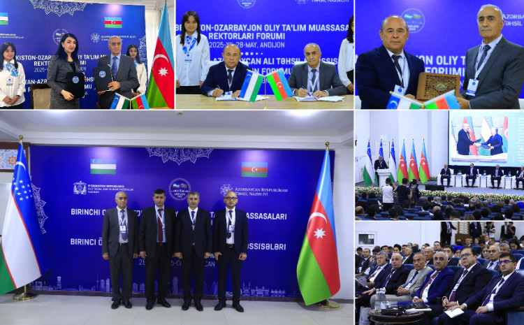 ADPU Özbəkistanın üç institutu ilə anlaşma memorandumu imzalayıb 