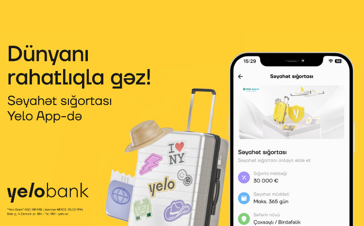 Онлайн страхование путешествий в приложении Yelo 