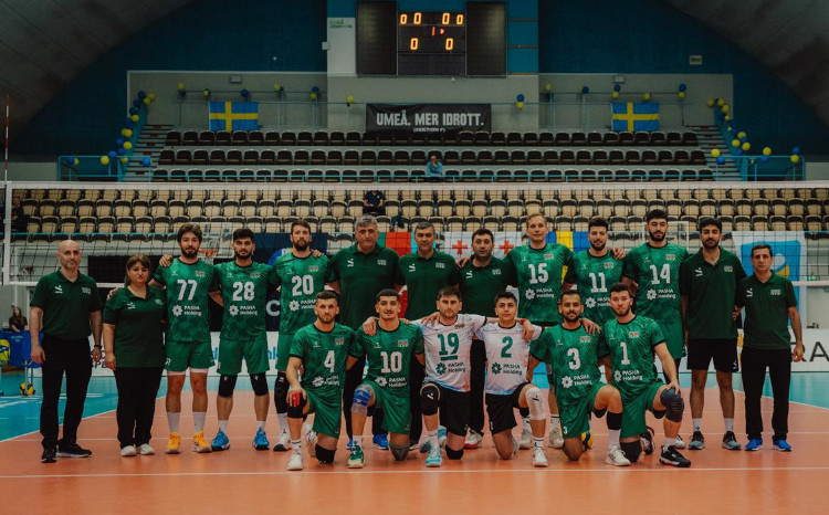 Voleybol millimiz Gürcüstana set vermədi - Avropa Gümüş Liqasında ilk qələbə 