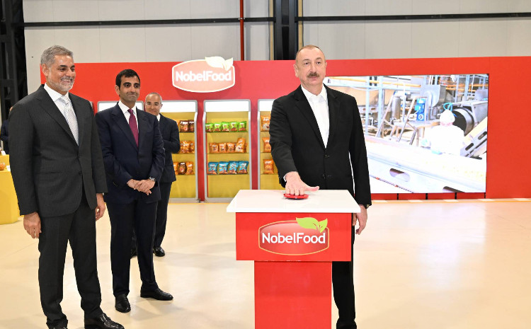 Prezident “Nobel Food İndustry” MMC-nin açılışında 