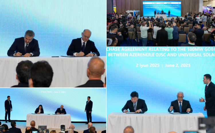 Bakı Enerji Həftəsində “yaşıl enerji” üzrə əməkdaşlıq sənədləri imzalanıb 