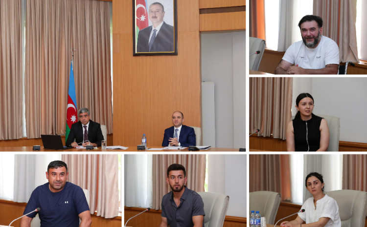 Nazir Anar Əliyev Zaqatalada vətəndaşları qəbul edib 