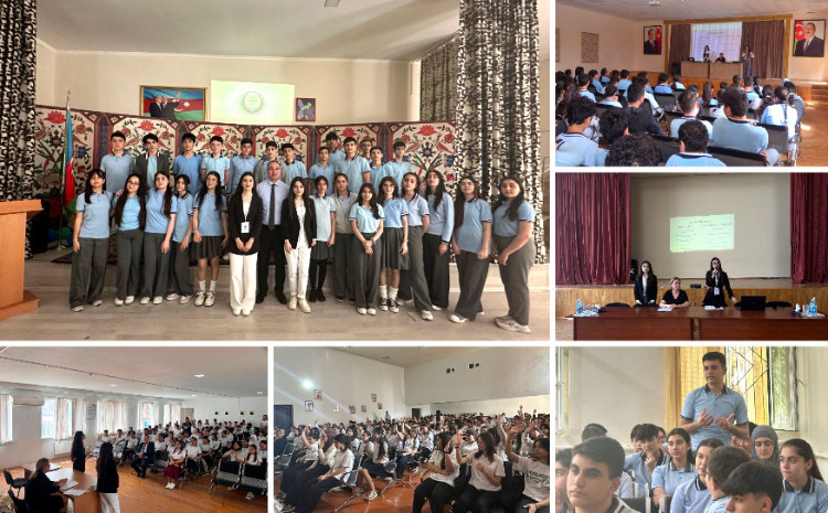 Şagirdlərlə maarifləndirici görüşlər keçirilib 