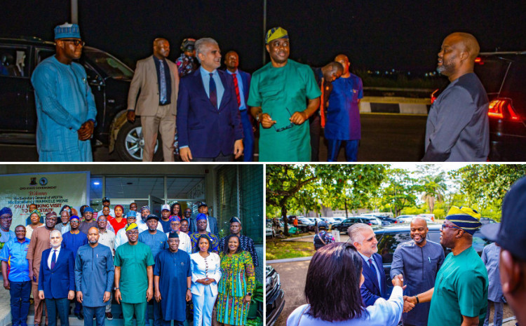 Tahir Gözelin Nigeriyada qubernatorla görüşü olub 