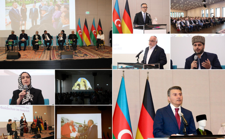 Berlində Azərbaycan tolerantlığı böyük marağa səbəb olub - VİDEO