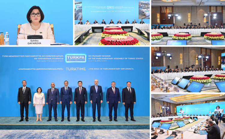Milli Məclisin sədri Sahibə Qafarova Astana şəhərində TÜRKPA-nın 14-cü plenar iclasında çıxış edib 