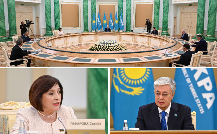 President of Kazakhstan Kassym-Jomart Tokayev Meets Heads of Parliament of TURKPA Member States 