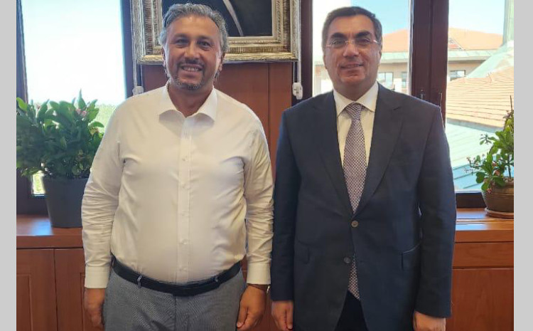 BHOS Rector Elmar Gasimov meets with Rector of Koç University 