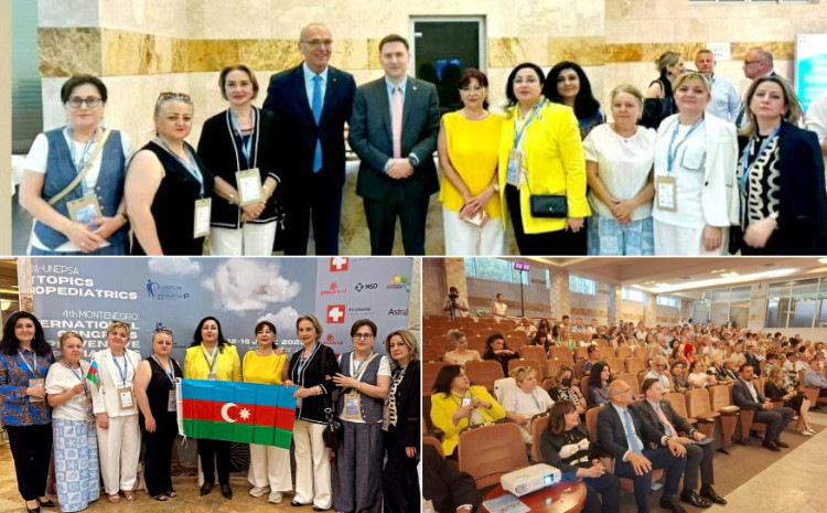 Avropada Azərbaycan pediatrlarının nüfuzlu görüşü və elmi töhfələri 