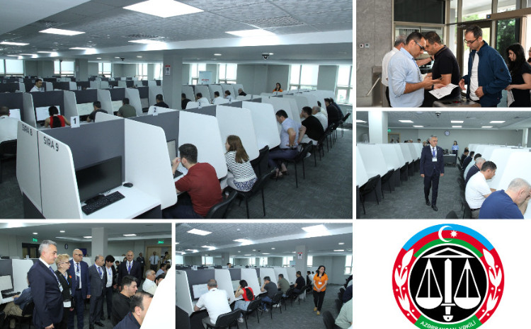 Vəkilliyə qəbulla bağlı test imtahanında 196 nəfər uğur qazanıb 