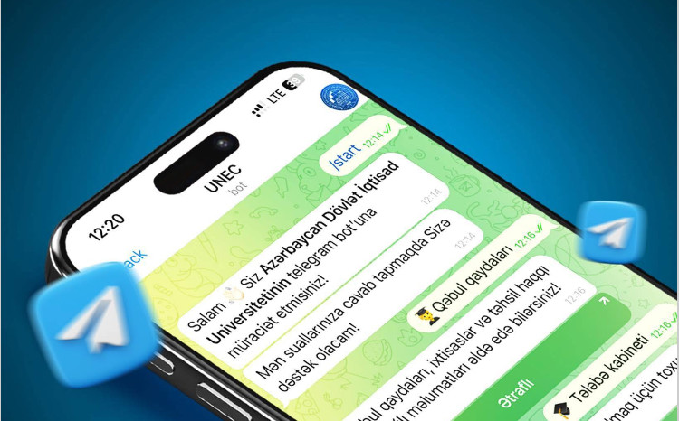 UNEC Telegram Bot istifadəyə verildi: Müraciətləriniz 7/24 operativ cavablandırılacaq 