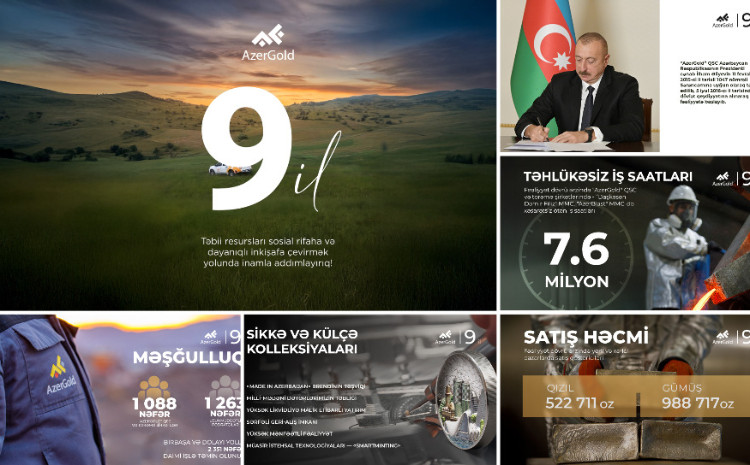 "AzerGold" QSC-nin fəaliyyətinin 9-cu ili tamam oldu - VİDEO