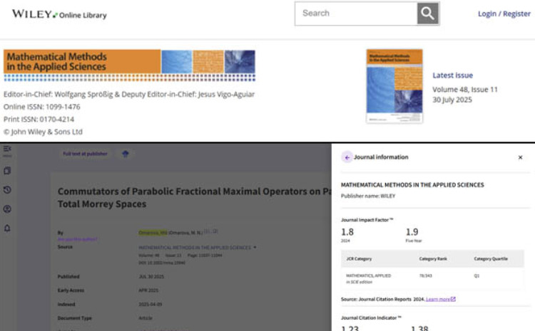 B БГУ изучает актуальные проблемы гармонического анализа 