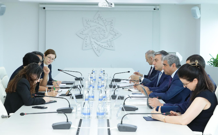 Nazirlikdə Beynəlxalq Valyuta Fondunun nümayəndə heyəti ilə görüş olub 