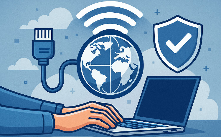 İnternet bağlantısının dayanıqlılığı və informasiya təhlükəsizliyi təmin olunur 