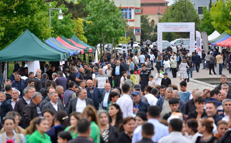 Aqrar Biznes Festivallarında fermerlərə 1 milyon manata yaxın kredit ayrılıb 