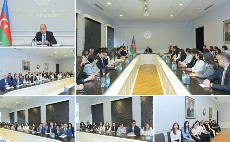 Elm və təhsil naziri yeni “Maarifçi”lərlə görüşüb 