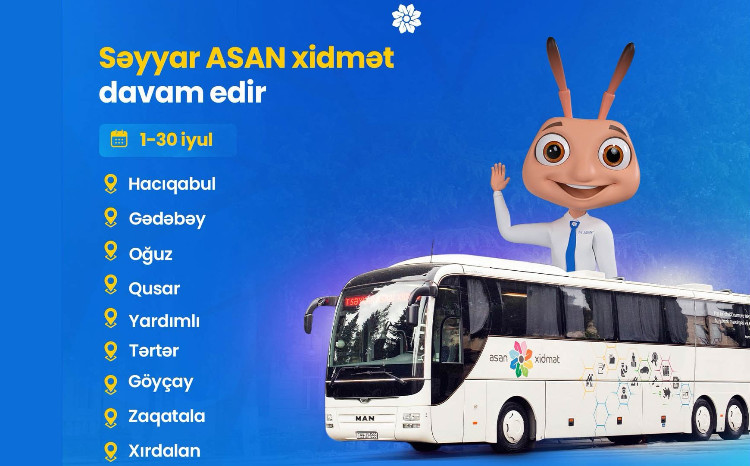 Səyyar ASAN xidmət davam edir 