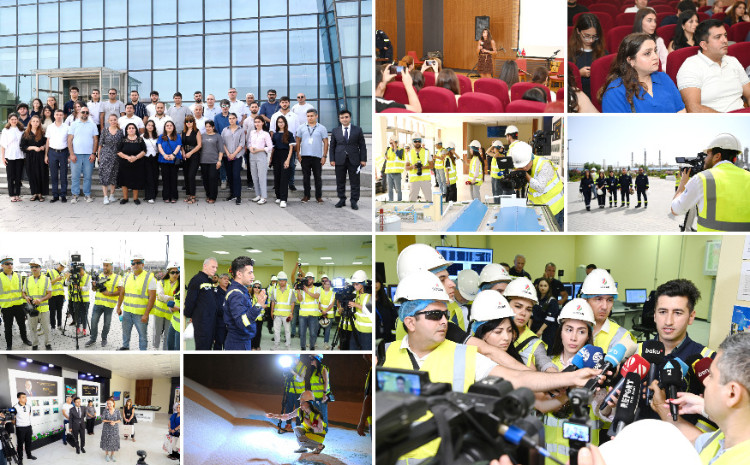 Azərbaycan milli mətbuatının 150 illik yubileyi münasibətilə “SOCAR Karbamid” zavoduna media-tur təşkil olunub 