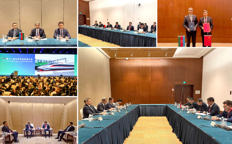 Azərbaycan və Çin arasında dəmiryol sahəsində əməkdaşlıq üzrə yeni mərhələ: Anlaşma Memorandumu imzalandı 