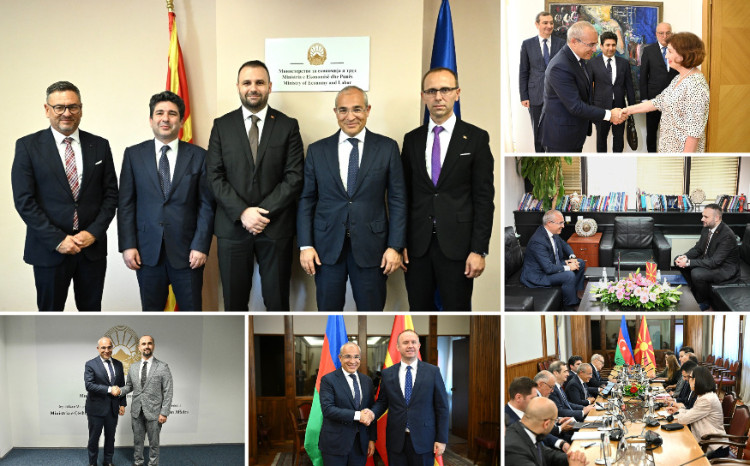 Министр экономики посетил с рабочим визитом Северную Македонию 