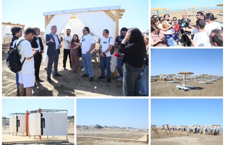 Yeni ictimai çimərliklərdə yay turizm mövsümünün ilkin nəticələri açıqlandı 