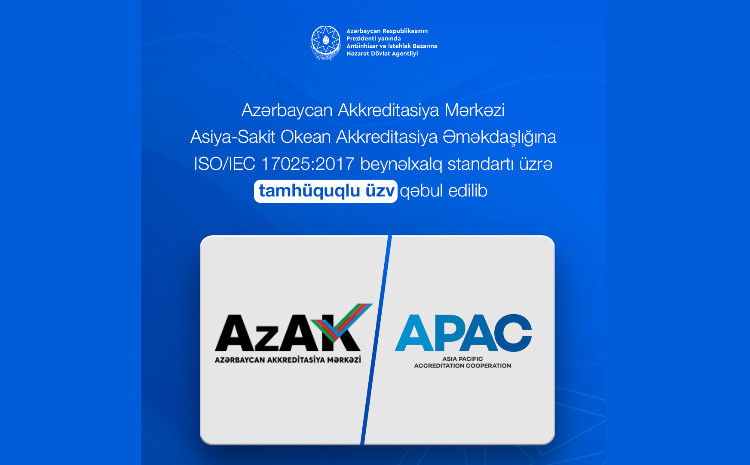 AzAK Asiya-Sakit Okean Akkreditasiya Əməkdaşlığının tamhüquqlu üzvü statusunu qazandı 