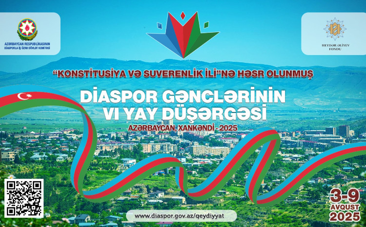 Xankəndi şəhərində Diaspor Gənclərinin VI Yay Düşərgəsi başlayır 