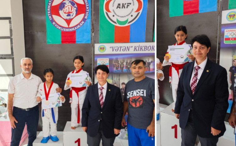 Rəşidə Rəşidovanın 7 yaşlı tələbəsi idman karatesi üzrə turnirin qalibi olub 