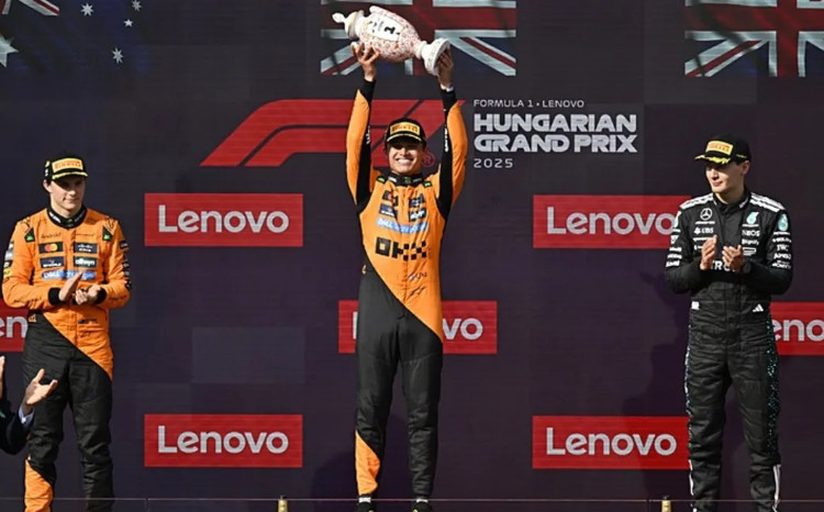 Lando Norris Macarıstan Qran-prisində qələbə qazandı - Ferstappen ilk onluqda güclə qərar tutdu 