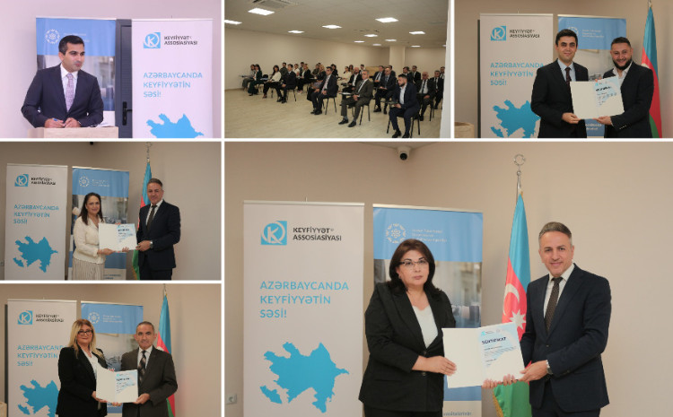 Reabilitasiya mərkəzlərinin rəhbərləri üçün təşkil olunmuş “Keyfiyyət idarəetməsi üzrə təlimlər” uğurla başa çatıb 