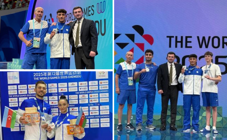 Dünya Oyunlarından 3 gümüş medal 